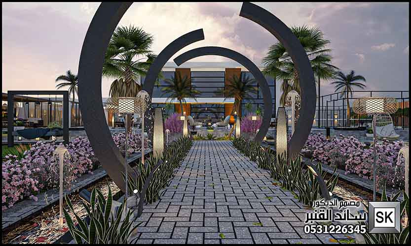 مزارع فخمة في الرياض من تصميم مصمم الديكور سائد القنبر