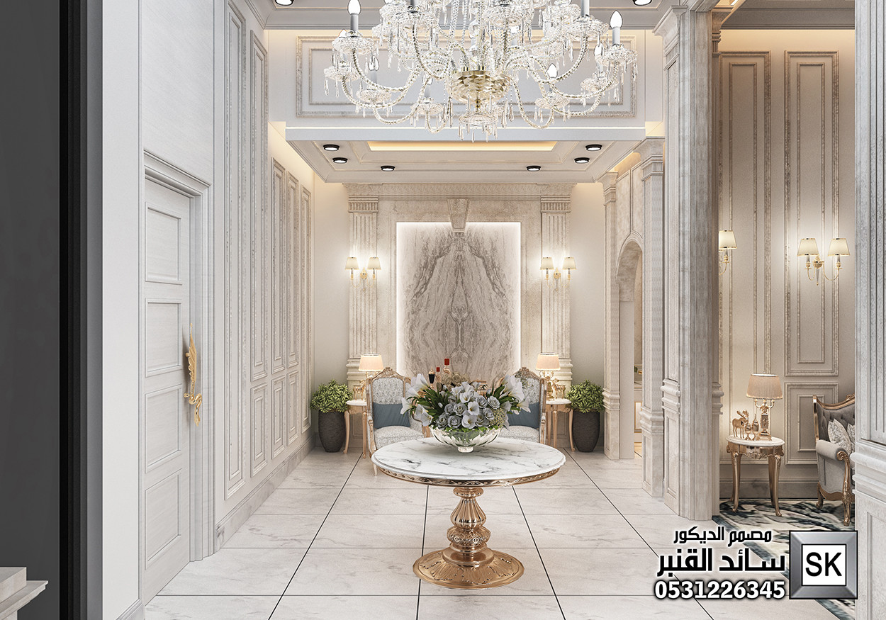 مجلس رجال فاخر في الدمام من أعمال مصمم الديكور سائد القنبر