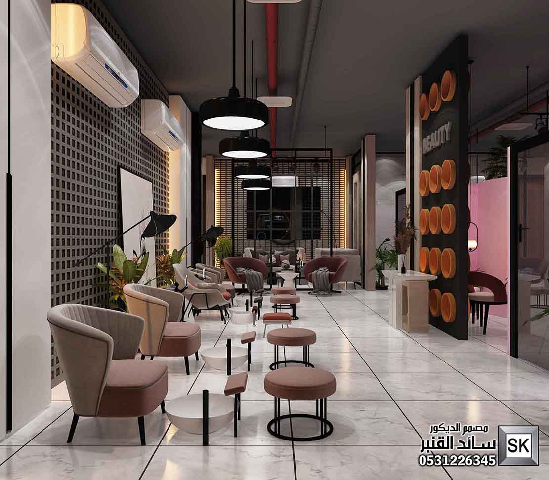 صالون تجميل و سبا و حمام مغربي فاخر في القصيم من أعمال مصمم الديكور سائد القنبر