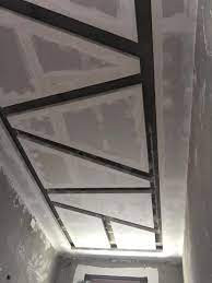 تشطيب جبس بورد مدى أخضر بالرياض حديد 6 ملم فشر نحاس شامل تصميم إشراف و الضريبة المتر 50 ريال