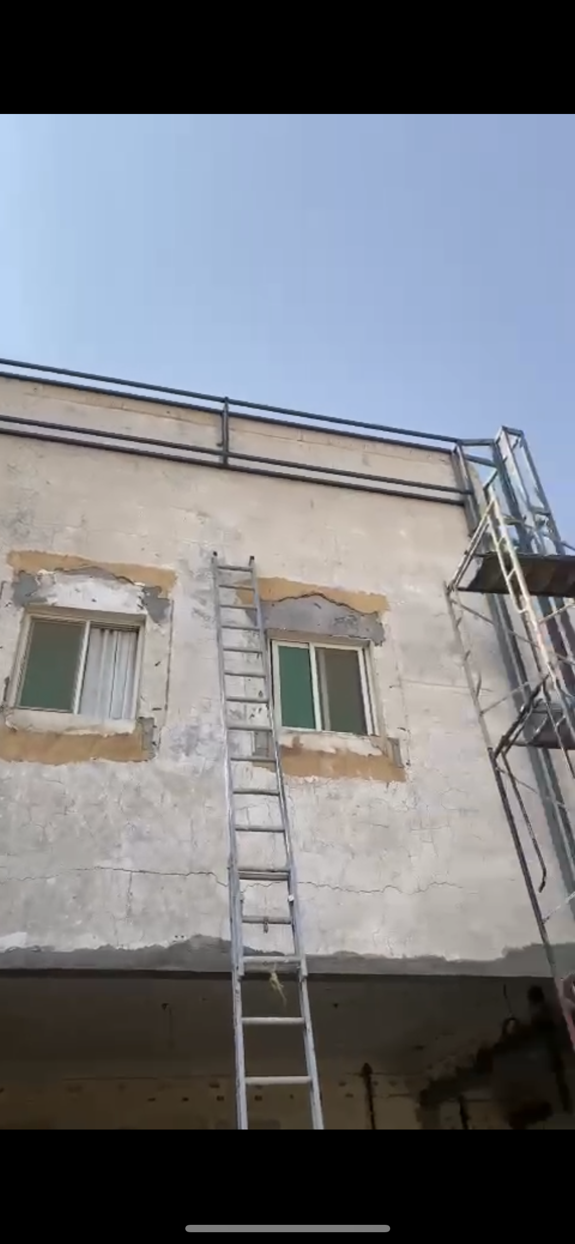 ترميم واجهات فلل تكسيات رخام ترفنتينو و بروفايل عسيب و إسمنت بورد في الرياض 0531226345