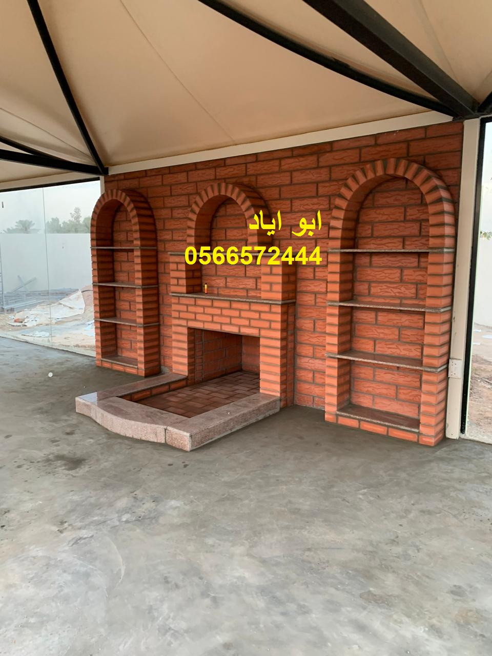 مشبات طوب فخمة بتصاميم مودرن تضيف جمال للمكان وتنشر الدفء في البيت تنفيذ مشبات طوب بخبرة عالية وجودة