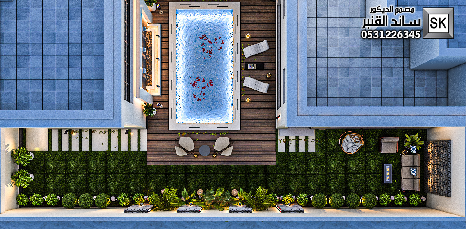 تصميم و تشطيب  حدائق منزلية في الرياض 0531226345