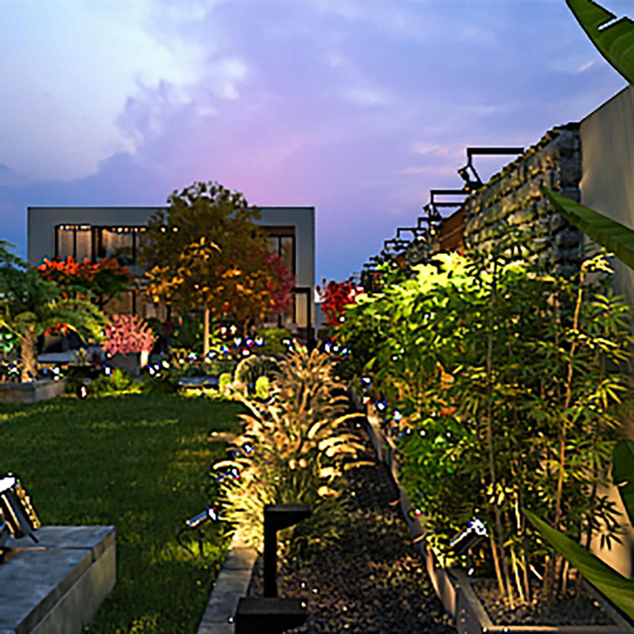 تشطيب لاندسكيب إستراحات و مزارع في الرياض 0531226345