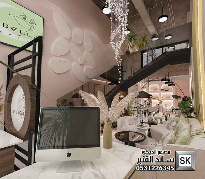 تصميم و تشطيب صالون تجميل نسائي و سبا و حمام مغربي في الرياض 0531226345