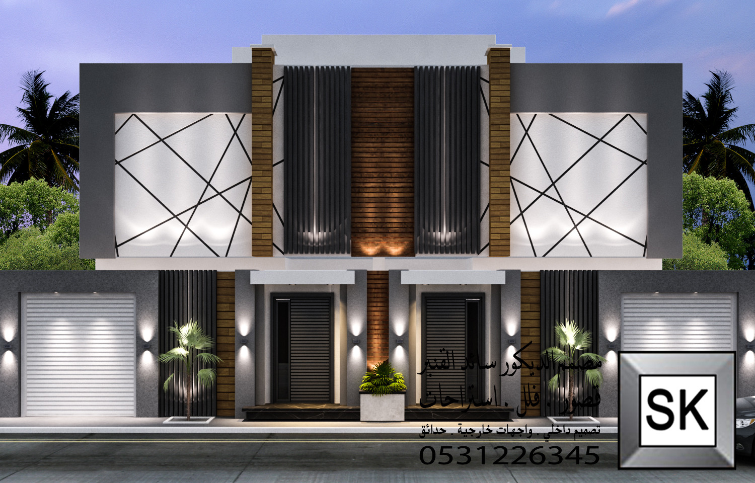 واجهات دوبلكس خارجية في الرياض 0531226345
