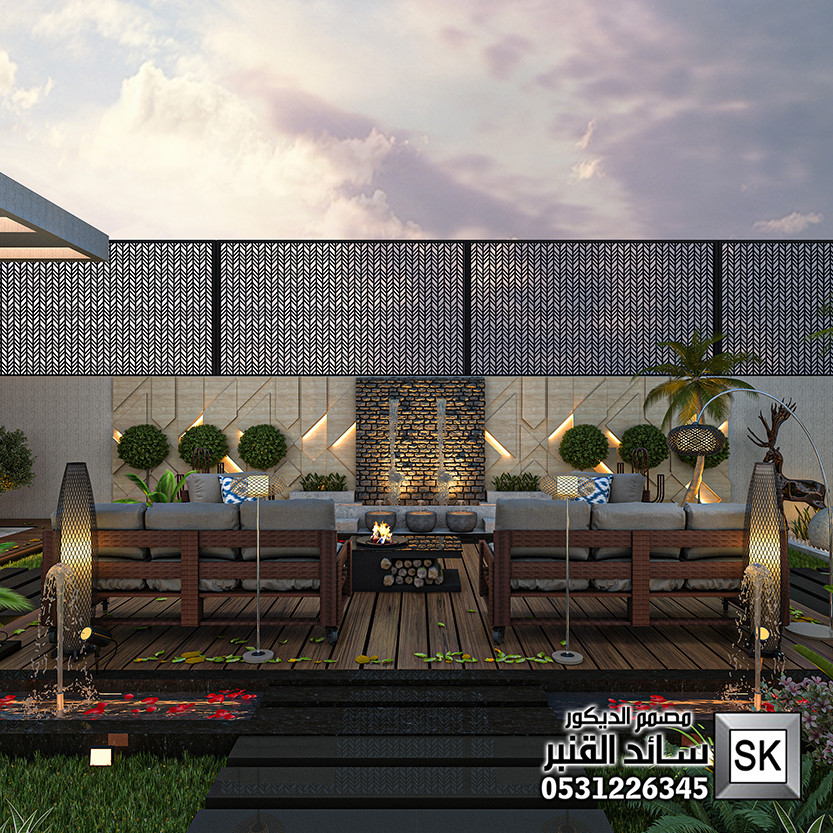 تصميم و تنفيذ إستراحات في الرياض 0531226345