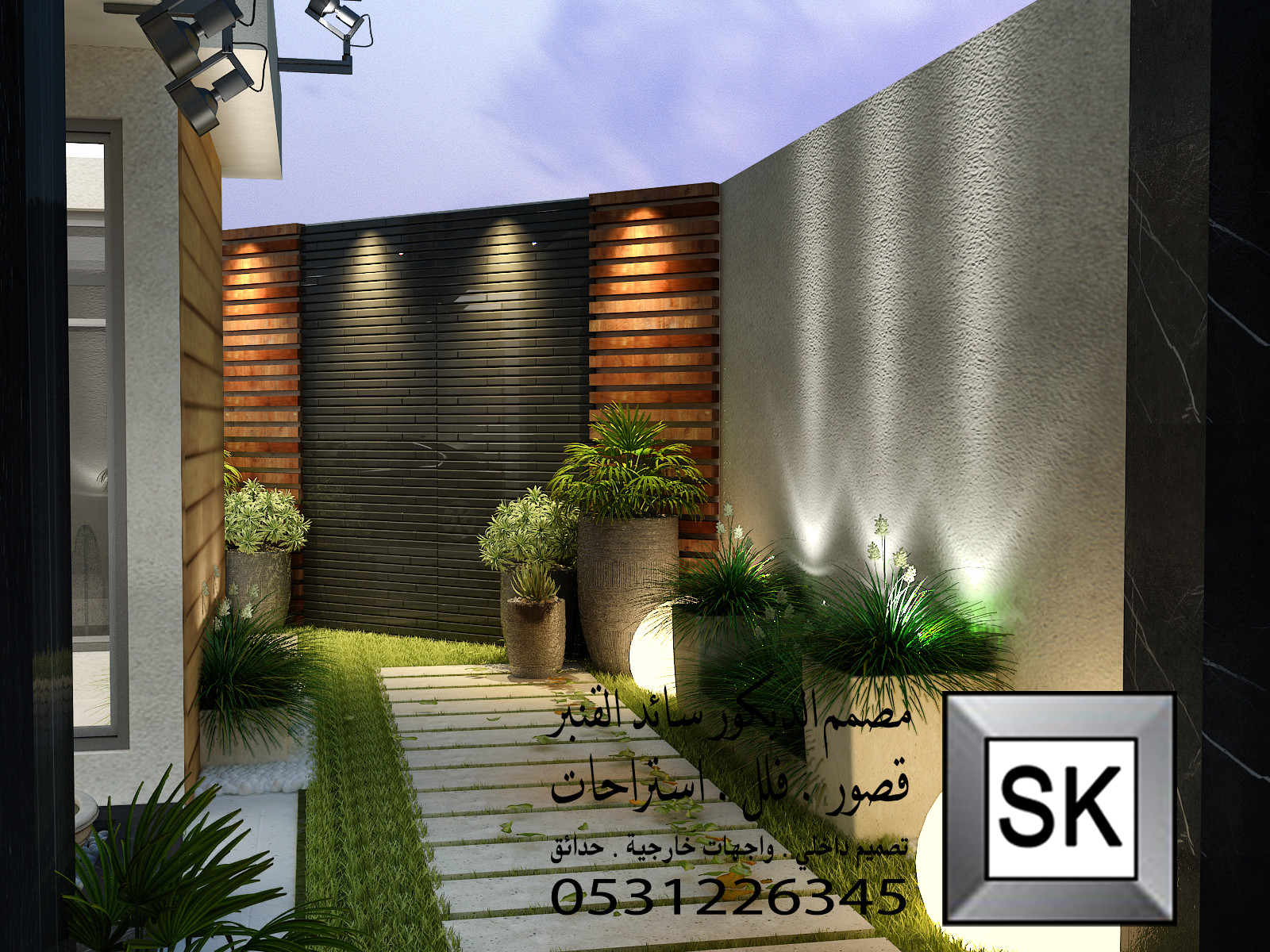 مصمم لاندسكيب منزلي في جدة 0531226345
