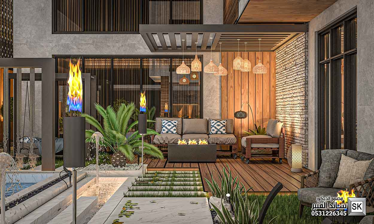 تصميم و تشطيب حدائق منزلية في الرياض 0531226345