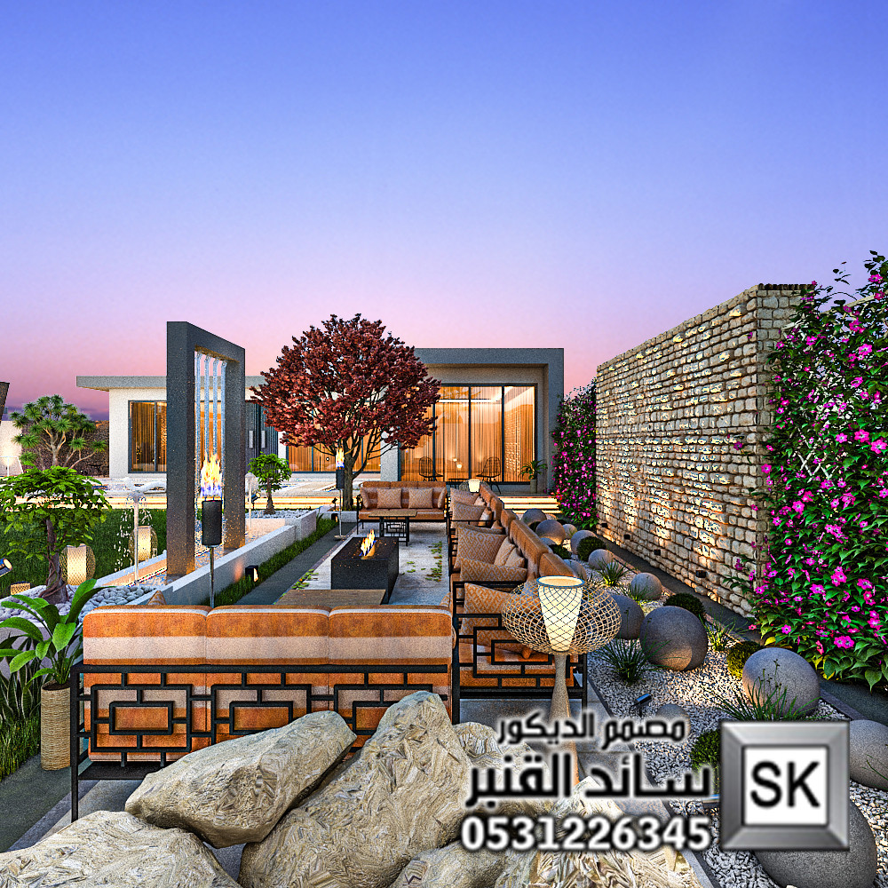 مصمم لاندسكيب إستراحات و مزارع في الرياض 0531226345