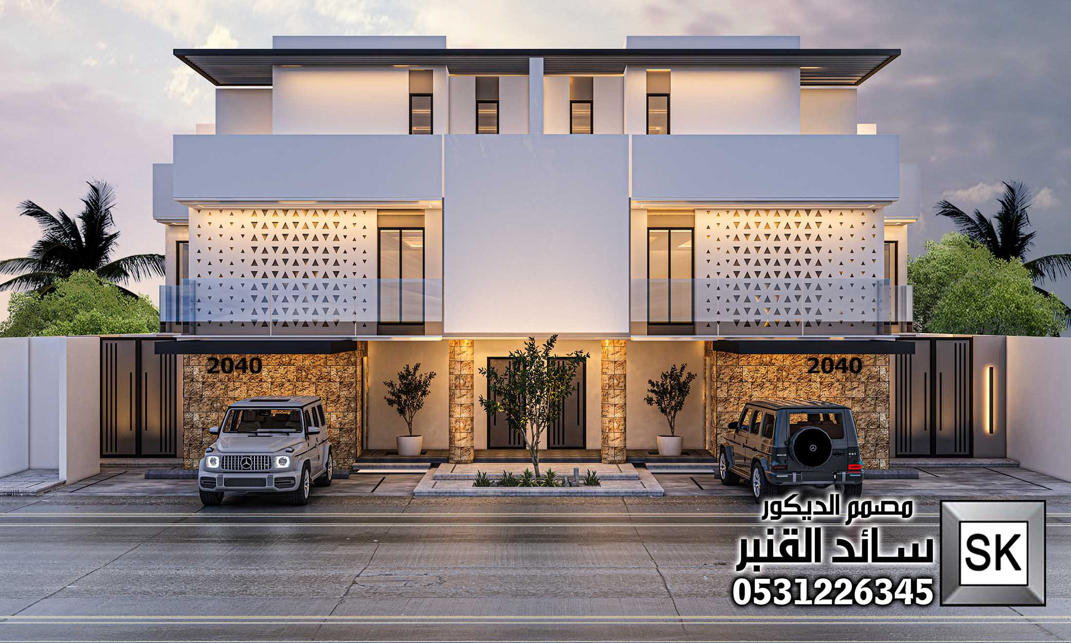 مصمم واجهات خارجية مبدع في الرياض 0531226345