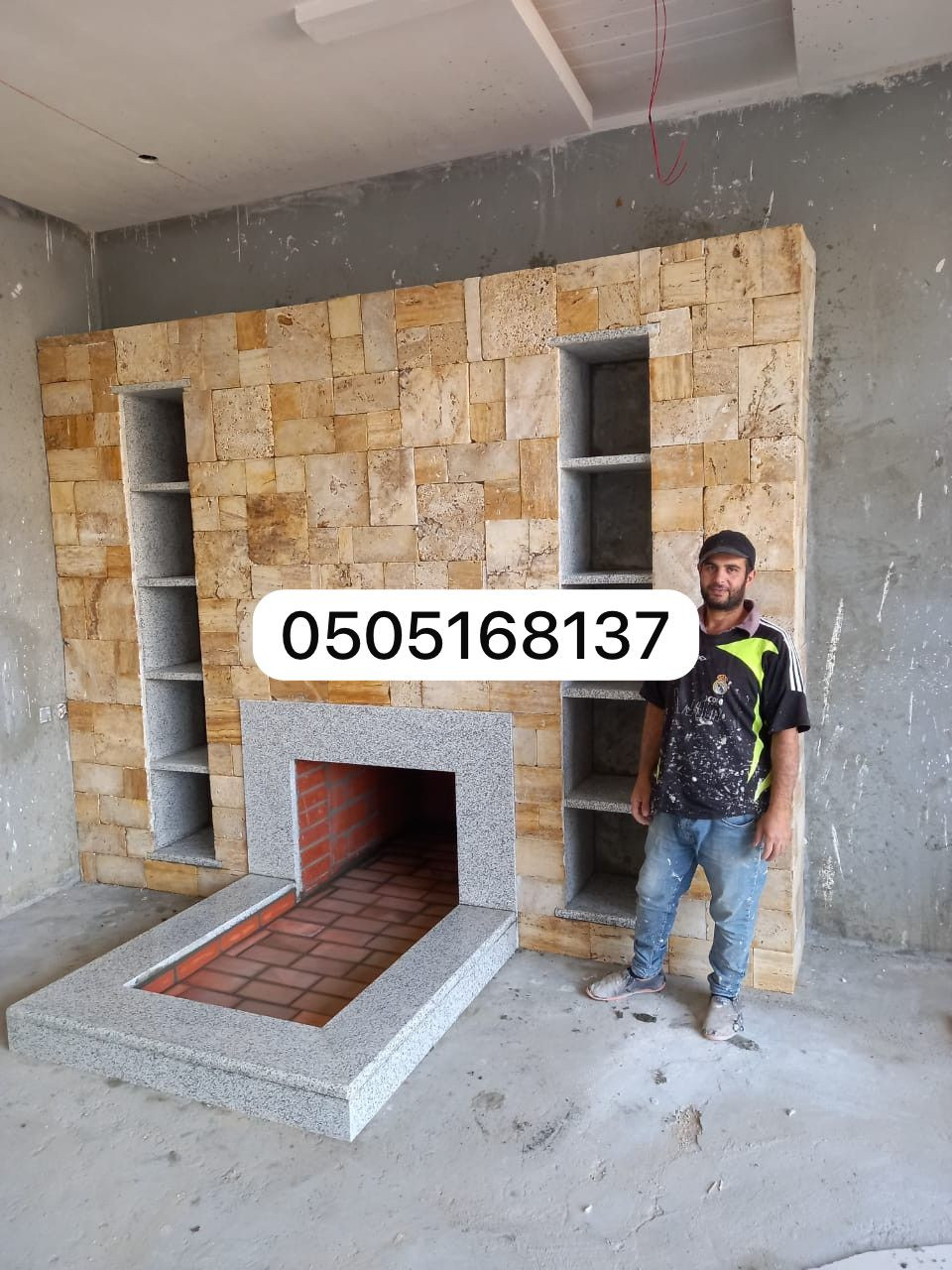 تركيب مشبات بمختلف أنواعها، سواء مشبات حجر طبيعي، مشبات رخامية، مدافئ أوروبية حديثة، أو مشبات