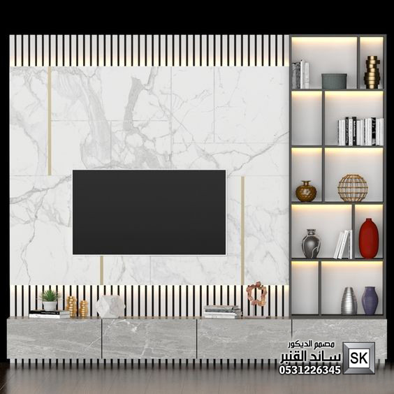 تشطيب جدران تلفاز في الرياض 0531226345