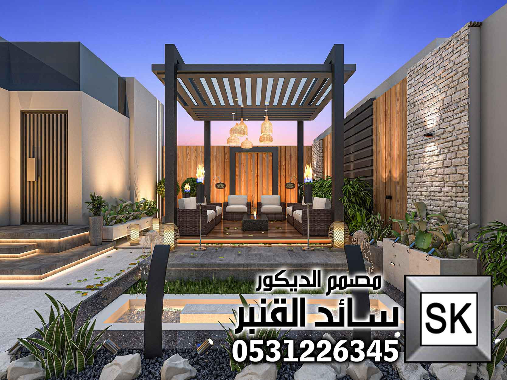 ترميم لاندسكيب و حديقة قي الرياض 0531226345