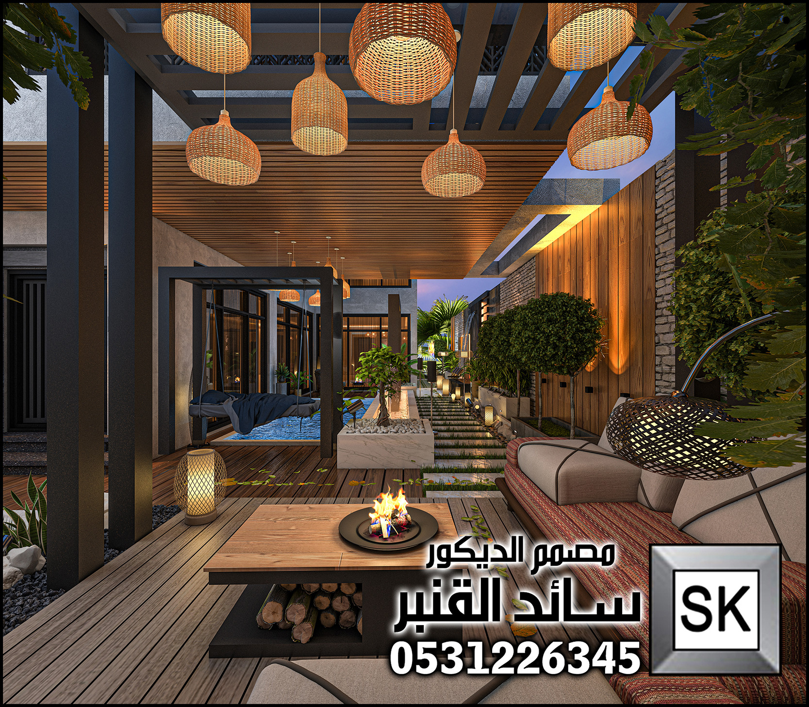 تصميم حديقة منزلية في الرياض 0531226345