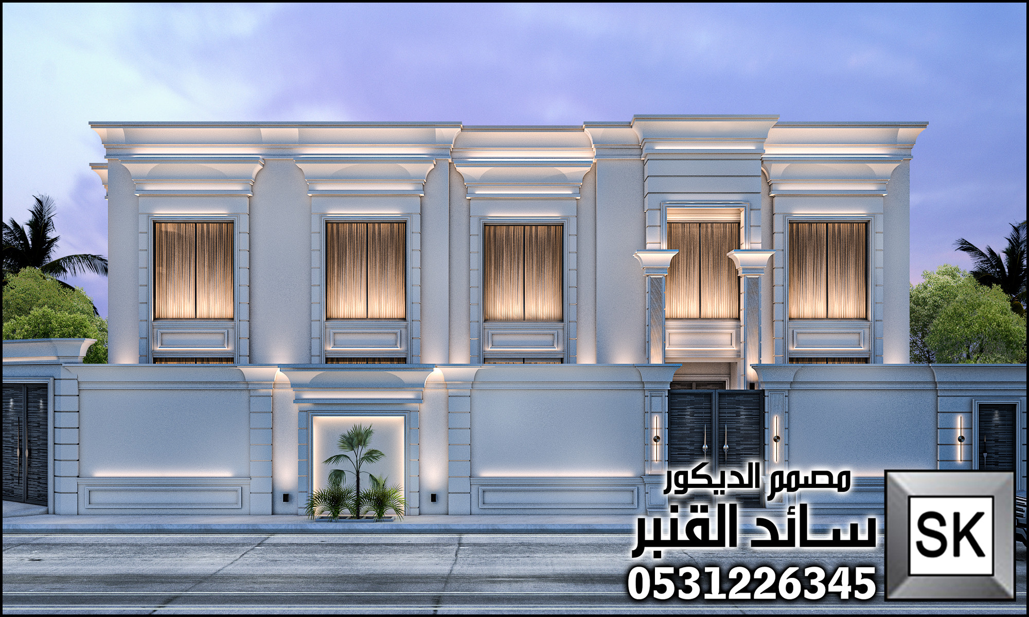 واجهة فيلا في الدمام 0531226345