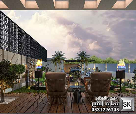 مصمم لاندسكيب إستراحات و مزارع في الرياض 0531226345