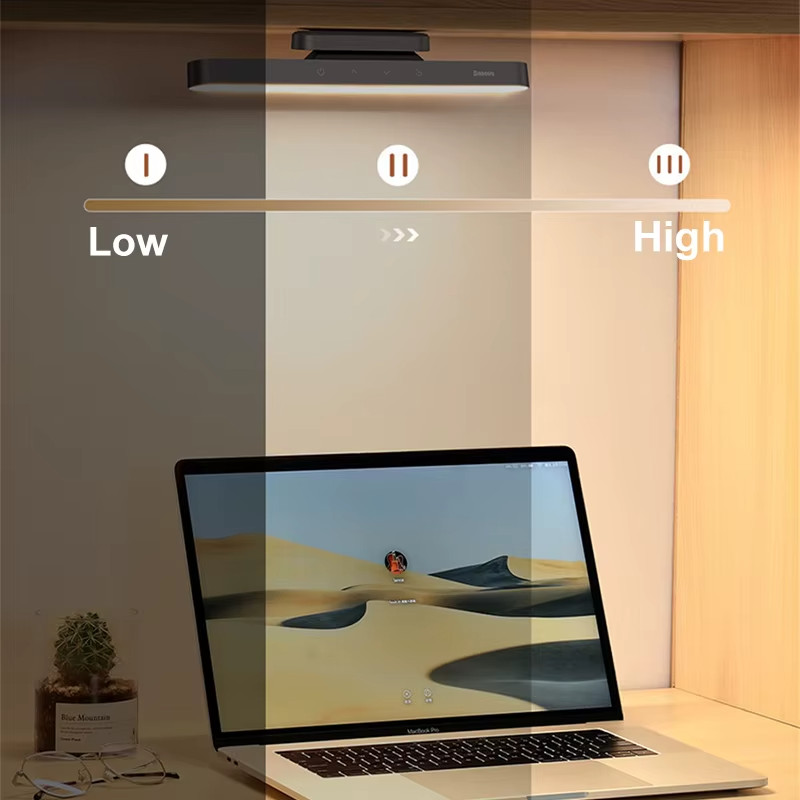 مصباح ستبليس يعتم لمبة مكتب قابلة للشحن