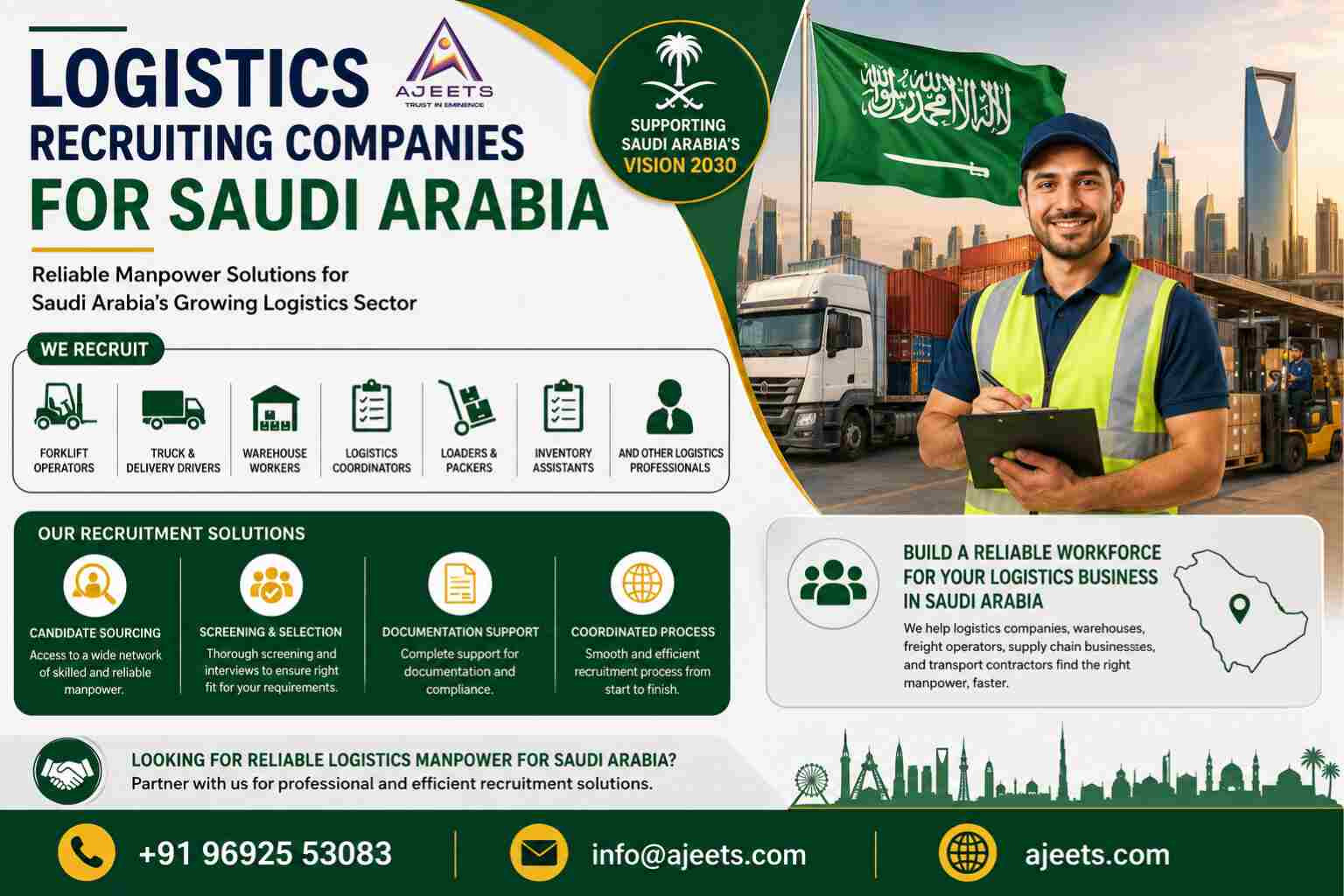 Logistics Recruitment Companies for Saudi Arabia