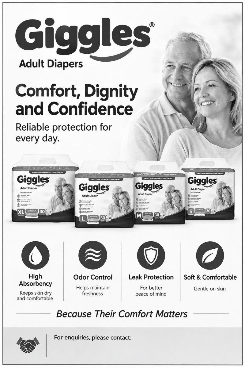 Giggles Adult Diapers & Pants حفايض كبار كلوت و عادي