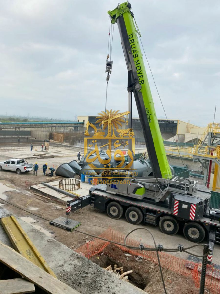 كرين 100طن للإيجار في المبرز والقطيف | رافعة | Mobile Crane